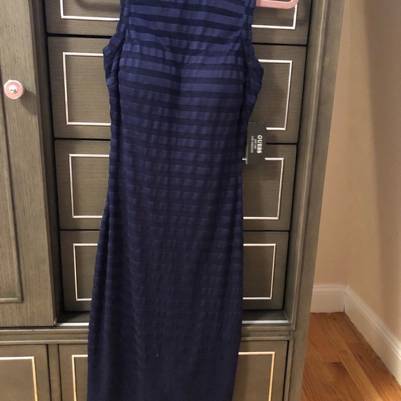 Guess Navy Blue Dress NEVER WORN BRAND NEW - Picture 6 of 8